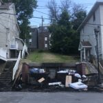 Beverly Avenue dumpster fire